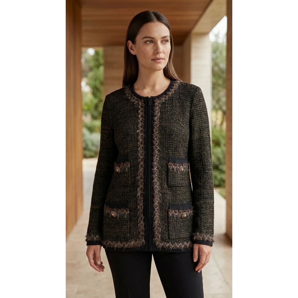 St. John — Wool blend Jacket | NWT · Sz 12